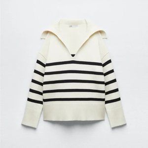 Zara Striped Knit Sweater